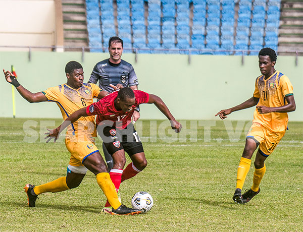 Soca Warriors defeat Vincy Heat 4-1