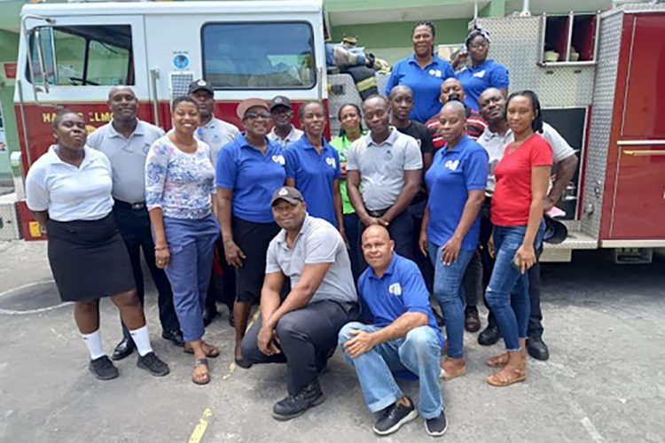 Buccament residents  receive training in fire safety