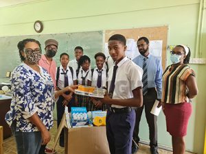 VincyCares donates school supplies in the Red and Orange zones