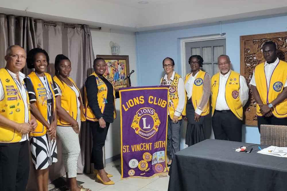 Lions Club of St Vincent South installs new officers